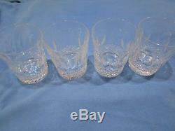 4 Vintage Waterford Colleen 14 oz Double Old Fashioned Glasses Tumblers