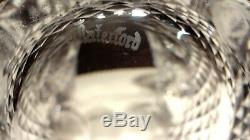 4 Vintage Waterford Crystal Colleen Double Old Fashioned Tumbler Glasses 4 3/8