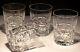 4 Vintage Waterford Crystal Kylemore Double Old Fashioned Tumbler Glass 4 3/8