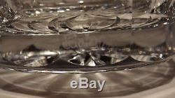 4 Vintage Waterford Crystal Lismore Double Old Fashioned Tumbler Glasses 4 3/8