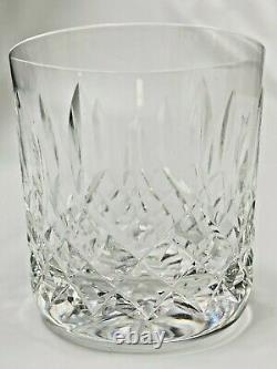 4 WATERFORD Crystal Lismore 3 3/8 Double Old Fashioned Tumbler 9oz IRELAND