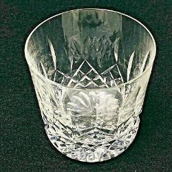 4 WATERFORD Crystal Lismore 3 3/8 Double Old Fashioned Tumbler 9oz IRELAND