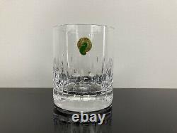 4 WATERFORD ENIS Cut Lead Crystal Double Old Fashioned Whisky Rocks Glass Set