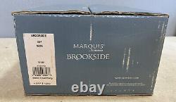 4 Waterford Crystal Brookside Double Old Fashioned Glasses Marquis Glass Set NIB