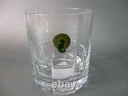4 Waterford Crystal CLUIN Double Old Fashioned Whiskey Glasses New