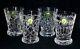 4 Waterford Crystal HERITAGE Set GRAY CUT Double Old Fashioned Tumblers glasses