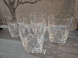 4 Waterford Crystal Harper 14-oz Double Old Fashioned Whiskey Glasses G