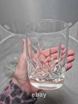 4 Waterford Crystal Harper 14-oz Double Old Fashioned Whiskey Glasses G