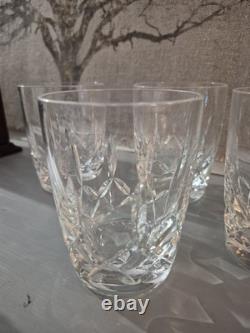 4 Waterford Crystal Harper 14-oz Double Old Fashioned Whiskey Glasses G