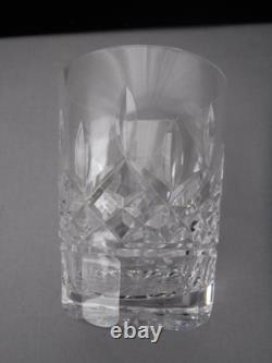 4 Waterford Crystal Lismore Double Old Fashioned Tumbler Glass 4 3/8 EXCELLENT