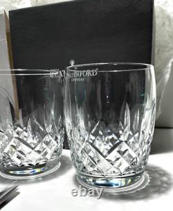 4 Waterford Crystal Lismore Traditions Double Old Fashioned Tumbler Glasses