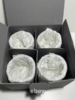 4 Waterford Crystal Lismore Traditions Double Old Fashioned Tumbler Glasses
