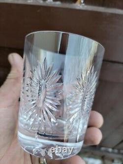4 Waterford Crystal Millennium Series Double Old Fashioned High Ball Glass
