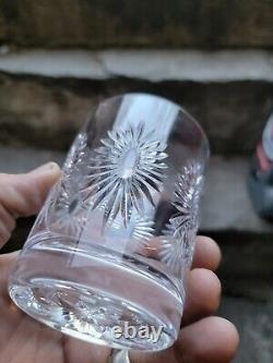 4 Waterford Crystal Millennium Series Double Old Fashioned High Ball Glass