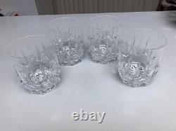 4 Waterford Crystal Westhampton 4 1/8 Double Old Fashioned Glasses