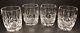 4 Waterford Crystal Westhampton Double Old Fashioned Tumblers Glasses Retired