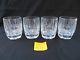 4 Waterford Crystal Westhampton Double Old Fashioned Whiskey Glass Tumblers