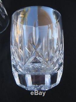 4 Waterford Crystal Westhampton Double Old Fashioned Whiskey Glass Tumblers
