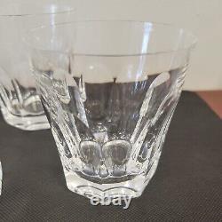4 Waterford Glencree Old Fashioned Crystal Cut Glasses