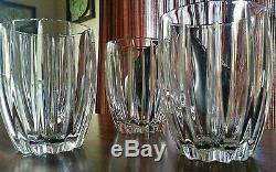 4 Waterford Marquis OMEGA Double Old Fashioned Whisky Tumblers