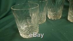 4 Waterford crystal Colleen Double Old Fashioned Glasses Tumblers Whiskey