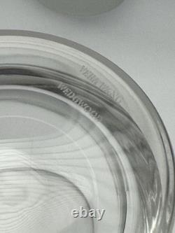 4 Wedgwood Vera Wang Illusion Double Old Fashioned Glass 4 1/4