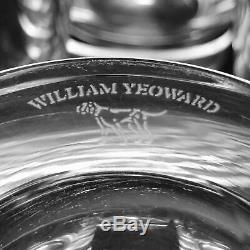 4 William Yeoward Maggie Double Old Fashioned Clear Glasses Tumbler