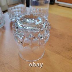 4pc Rosenthal Crystal Holdfast Double Old Fashioned Glasses