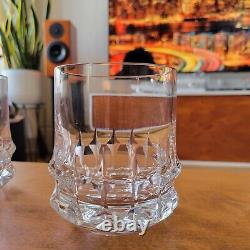 4pc Rosenthal Crystal Holdfast Double Old Fashioned Glasses