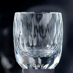 4pcs/set Crystal Glass Rocks Whiskey Glasses Old Fashioned Cut Clear Diamond 7oz