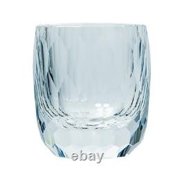 4pcs/set Crystal Glass Rocks Whiskey Glasses Old Fashioned Cut Clear Diamond 7oz