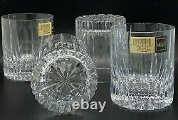 4x Mikasa ARCTIC LIGHTS Double Old Fashioned 4 & Box DISCONTINUED VHTF NOS