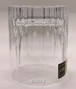 4x Mikasa Arctic Lights Double Old Fashioned Glass with Sticker Rare Retired NOS