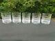 5Genuine Signed Waterford Double Old Fashioned Rocks Glasses STUNNING