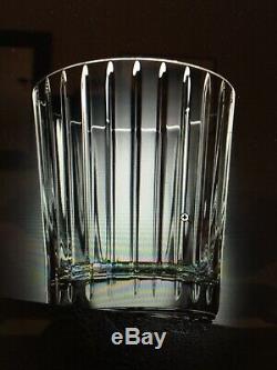 5 Baccarat HARMONIE Crystal Double Old-Fashioned Whiskey Tumbler(s) 4.125 Tall
