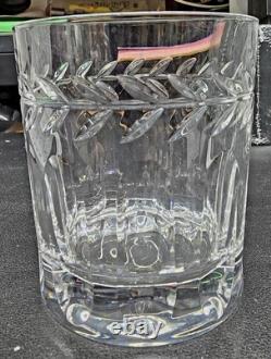 5 Cristal De Paris Double Old Fashion Glasses