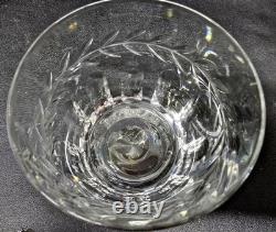 5 Cristal De Paris Double Old Fashion Glasses