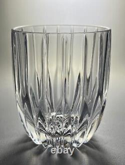 5 Double Old Fashioned Glasses Cut Lead Crystal MIKASA PARK LANE Made in Germany