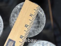 5 Double Old Fashioned Glasses Cut Lead Crystal MIKASA PARK LANE Made in Germany