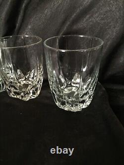 5 Mikasa Apollo RARE Executive Double Old Fashioned Glasses. MINT CONDITION