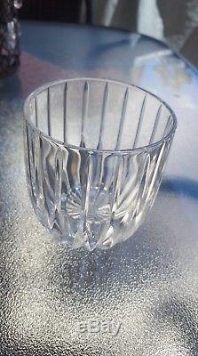5 Mikasa Park Lane Executive Double Old Fashioned Glasses 4 1/8 Excellent