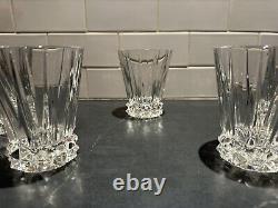 5 Rosenthal Oleg Cassini Blossom Double Old Fashioned Glasses discountinued