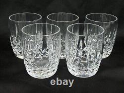 5 Waterford Crystal Lismore Traditions Double Old-fashioned Glass