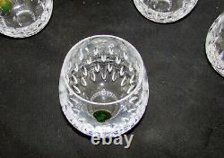 5 Waterford Esprit Double Old Fashioned Rolly Polly Glasses New