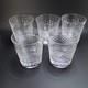 5x Ralph Lauren Crystal Double Old Fashioned Glasses Criss Cross Herringbone Arg