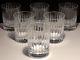 6 BACCARAT CRYSTAL HARMONIE DOUBLE OLD FASHIONED TUMBLERS 4 1/8 MINT 12.2 oz