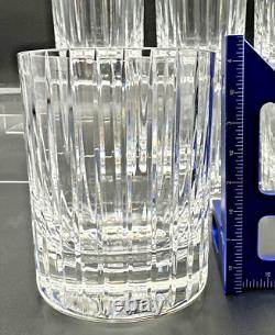 (6) Baccarat Cut Crystal Harmonie 4 1/8 Tumbler Double Old Fashioned Glass 12oz