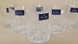 (6) Brooks Brothers Double Old Fashioned Whisky Glasses European Crystal New