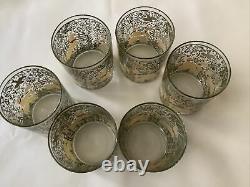 6 Cera Unicorn In Captivity/enchanted Forest Double Old Fashioned Glasses