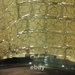 6 Culver 22kt Gold Alligator 4.25 Double Old Fashioned Glasses, See Condition